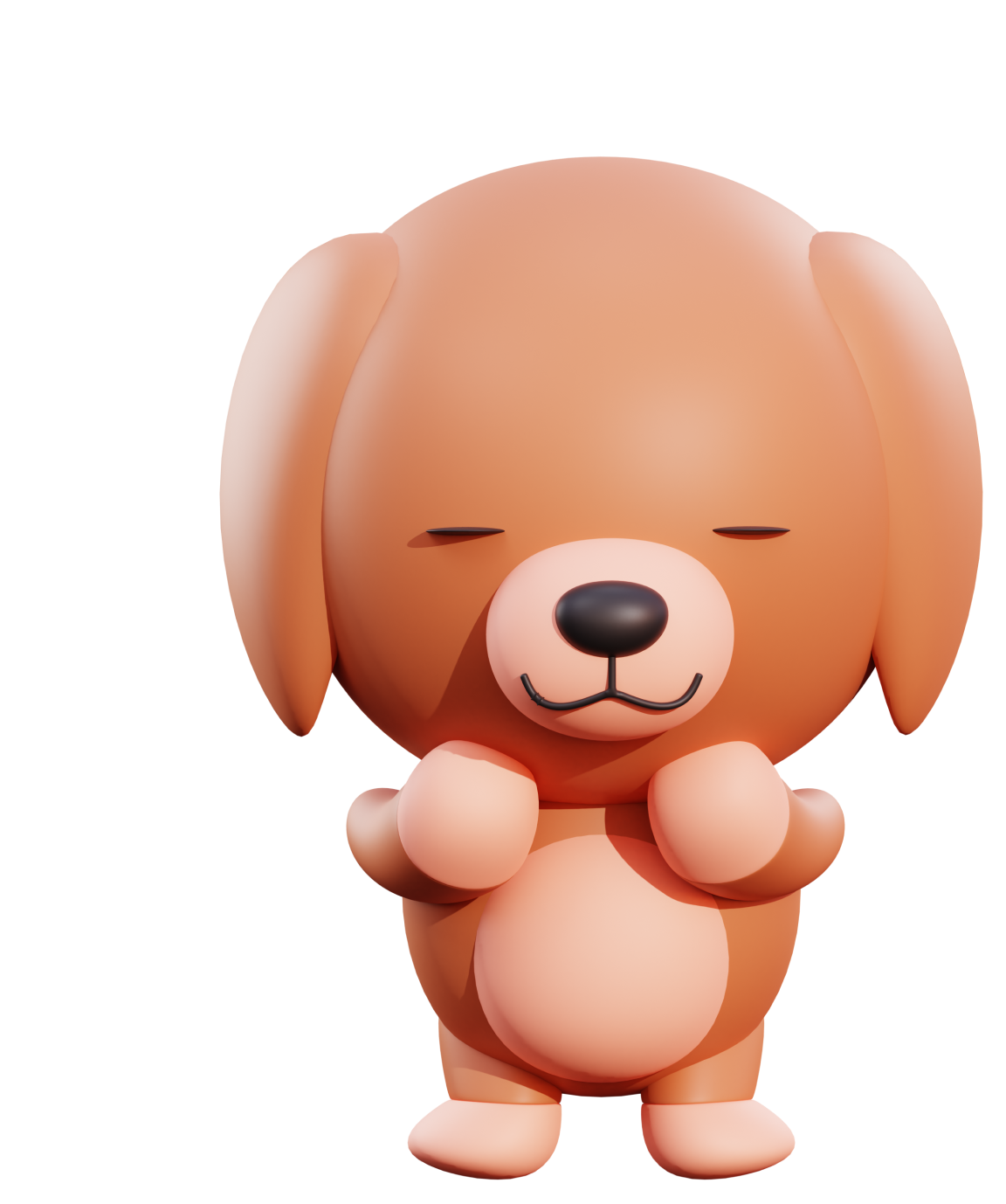 Cute 3D Dog Character